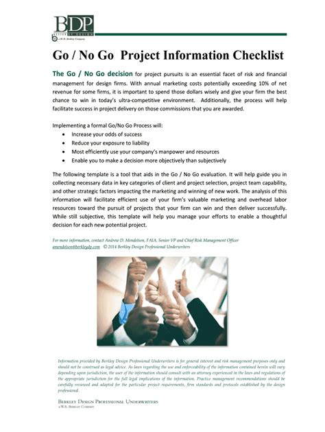 Fillable Online Go No Go intro for DRA - Berkley Design Fax Email Print ...