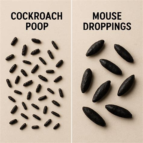 Spot Cockroach Poop and Tell it Apart from Mouse Droppings