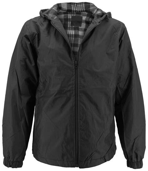 Fleece Lined Rain Jacket