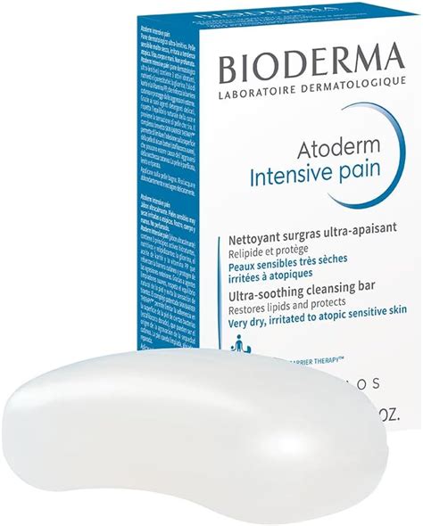 Bioderma Atoderm Intensive Baby Soap Bar From Birth Gently Cleanses and ...