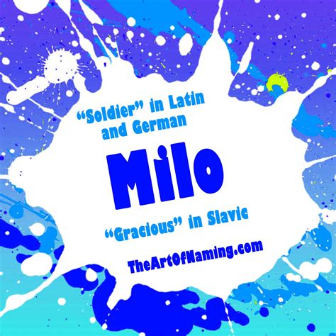 Milo In Spanish Means at Charles Lindquist blog