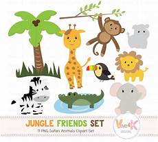 Baby Jungle Animal Clipart by Safari Jungle Animals Clip Animals Clipart Baby Jungle Animal Clipart