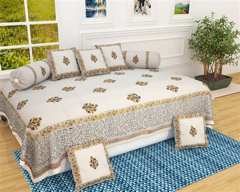 Hand Block Printed Diwan Set – RKG SHOPPING