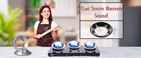 Kwer Black Gas Saver Burner Stand Gas Chula Burner Gas Saver Stand ...