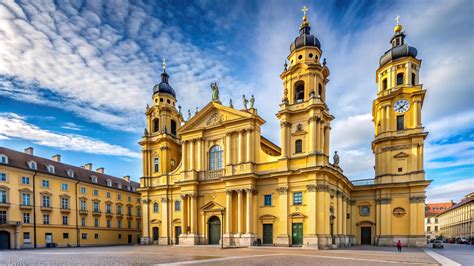 Detail, Domed roof, Germany, Christianity, The Theatine Church of St ...