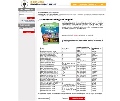 Indiana Inmate Deposits – IN DOC Offender Locator