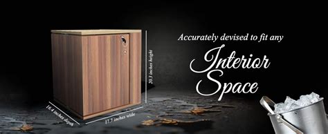 Studio Kook Classic Mini Bar | Engineered Wood Bar Cabinet (Junglewood ...