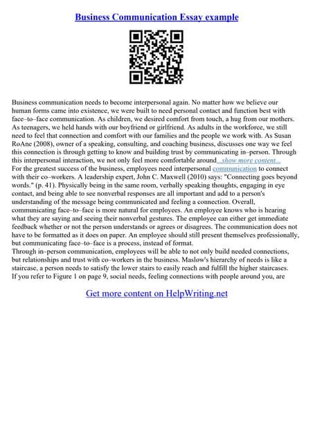 Image result for Communication Essay Introduction Sample