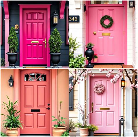 25 Pink Front Door Ideas To Add a Pop of Color