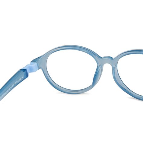 Buy Blue-Block Kids Computer Glasses: Sky Blue Full Rim Round Kids 2-5 ...