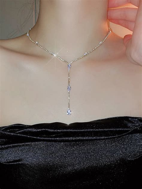 Rhinestone Artificial jewellery - Pendant Necklace | Savana | Bestsellers