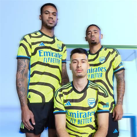 adidas Arsenal 23/24 Away Authentic Jersey - Yellow | adidas India