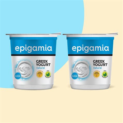 greek yogurt, natural - pack of 2 - Epigamia