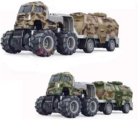 Rahasya Enterprise 1:43 4WD Diecast Alloy Military Model Truck Toys ...