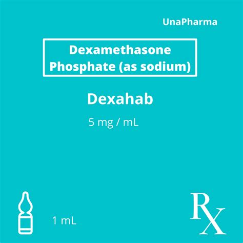 DEXAHAB Dexamethasone Sodium Phosphate 5mg / mL Solution for IM/IV ...