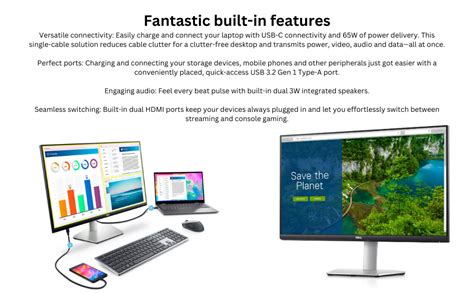 Dell-P2725HE-Black 27" (68.58cm) USB-C Hub FHD Monitor, IPS Panel ...