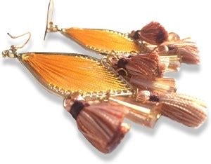 Flipkart.com - Buy glorious woman Petal shaped thread light brown ...