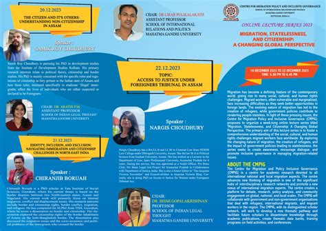 Online Lecture Series: Migration, Statelessness, and Citizenship, 8- 22 ...