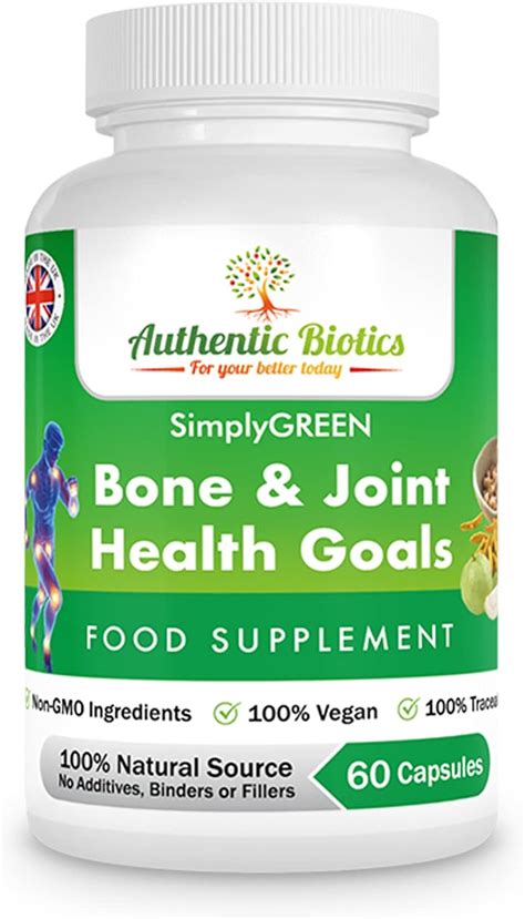 Authentic Biotics Vegan Bone & Joint Health Multivitamin - 60 Capsules ...