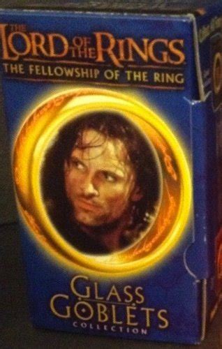 Lord of The Rings The Fellowship of The Ring Strider The Ranger Glass ...
