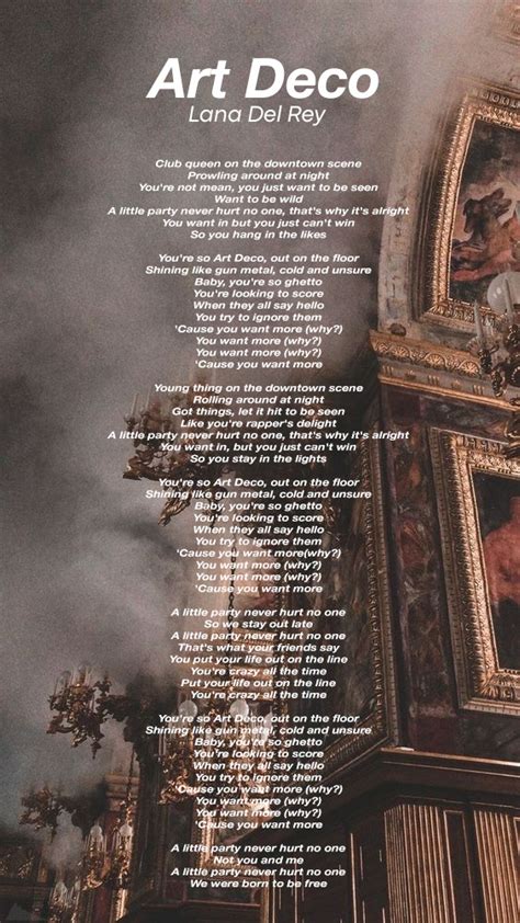 art deco lyrics