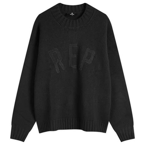 Represent Rep Knit Jumper Black | END. (GB)