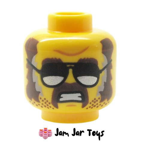 LEGO Houndog McBrag, Black Sunglasses, Reddish Brown Moustache and ...