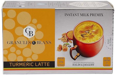 Pack Of 2 Granules N Beans Turmeric Latte Instant Milk Premix ...