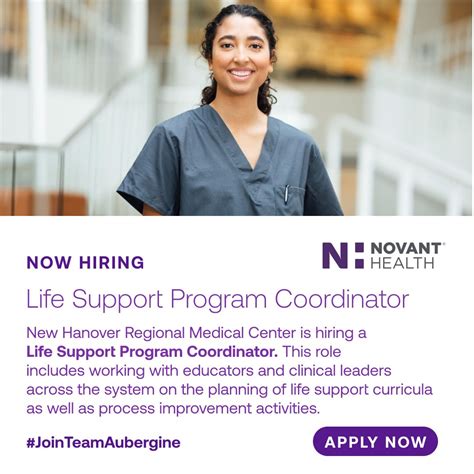 Life Support Program Coord | Novant Health Careers