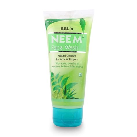SBL's NEEM FACE WASH - 50 ML |Pack Of 1| : Amazon.in: Beauty