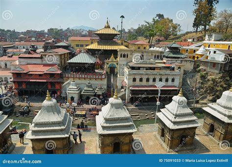 Hindu Temple Dedicated To Pashupatinath in Kathmandu, Nepal. Editorial ...