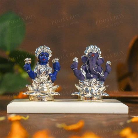 Buy Laxmi Ganesh Showpiece for Decor/Car Dashboard Online in India ...