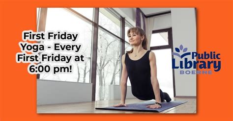 First Friday Yoga, Patrick Heath Public Library, Comfort, 1 December ...