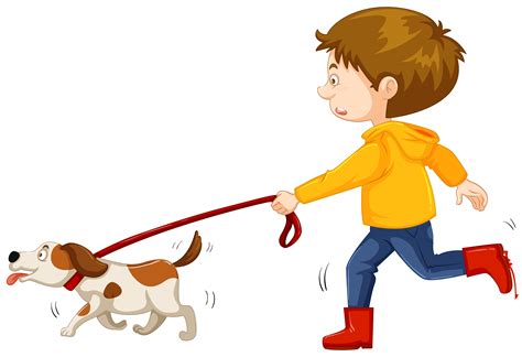 Walking Dog Clip Art