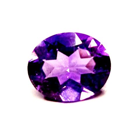 Natural Amethyst Oval Faceted 2.96 Carats – Certified Purple Quartz ...