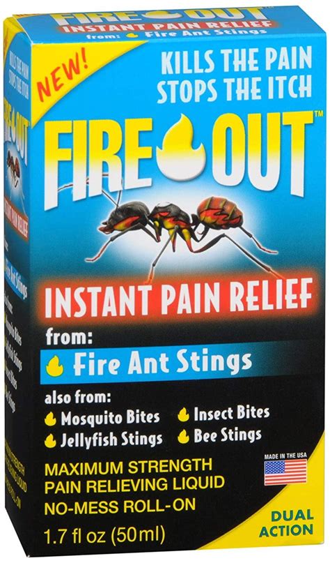 Buy Fire out pain relieving liquid, 1.7 fl oz Online at Lowest Price in ...