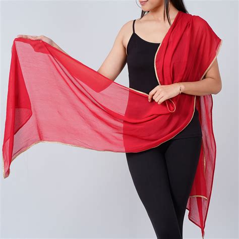 Red Dupatta – First Resort by Ramola Bachchan
