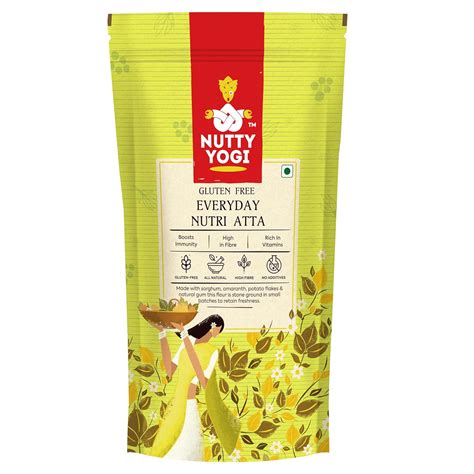 Nutty Yogi Gluten Free Every Day Nutri Atta | Natural | Healthy | Flour ...