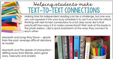Image result for Text to Text Connections Example