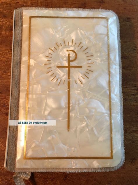 1950s Catholic Childrens Book “A Child Prays” Vintage Hard Celluloid ...