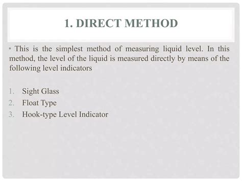 Image result for Level Measurement Methods