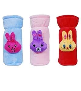 Buy Tinny Tots Soft Velvet Baby Feeding Bottle Cover with Easy to Hold ...