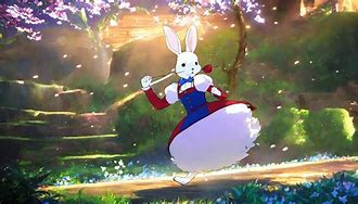 Image result for Cute Anime White Rabbit