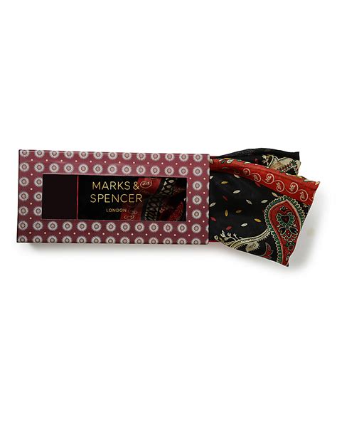 Buy Pure Silk Printed Scarf at Marks & Spencer