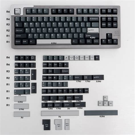 Apollo Keycaps 163 Keys Doubleshot Keycaps Cherry Profile Custom ...