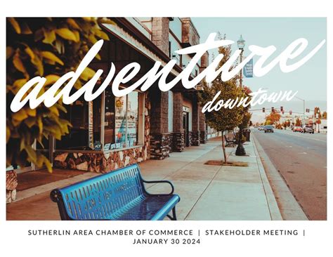 Sutherlin Area Chamber of Commerce Quarterly Stakeholder Meeting ...
