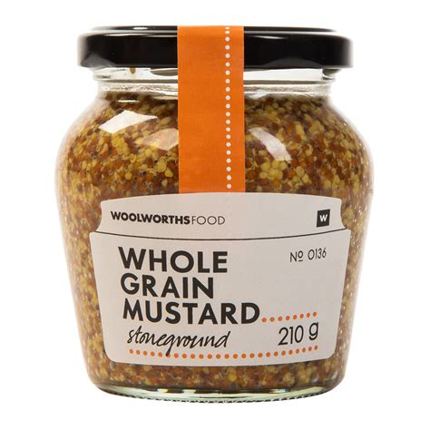 Whole Grain Mustard 210 g | Woolworths.co.za