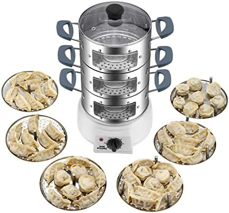 STEEMO MOMO MAKER VEGETABLE STEAMERS MULTI STEAM COOKER STAINLESS STEEL ...