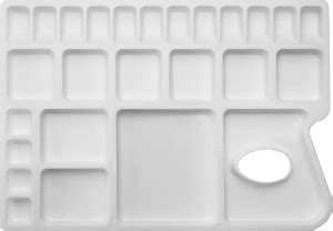 DEZIINE Paint Pallet Tray, Painting Pallete, 25 Wells Color Mixing ...