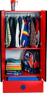Yipi Cars Storage Kids Wardrobe With Drawer Engineered Wood 2 Door ...
